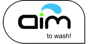 Aim to Wash brand logo
