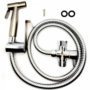 Stainless Steel Handheld Bidet Sprayer - Steel Series