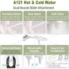 Image for A121 - Hot and Cold Water Bidet Attachment for Toilet - Dual nozzles of wash and women wash- Selfcleaning Toilet Bidets