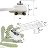 Image for A121 - Hot and Cold Water Bidet Attachment for Toilet - Dual nozzles of wash and women wash- Selfcleaning Toilet Bidets