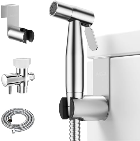 Arofa Arofa Ergonomic Bidet Sprayer (Gold, Straight) | Every Bidet