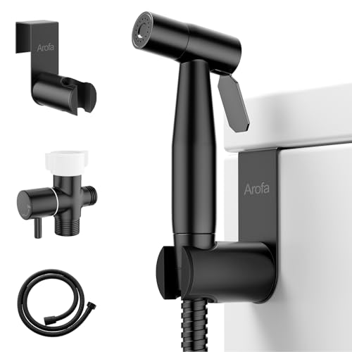 Arofa Arofa Ergonomic Bidet Sprayer (Gold, Straight) | Every Bidet