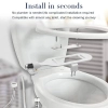 Image for Atalawa Bidet Toilet Seat Attachment Ultra Slim Bidet With Self Cleaning Dual Nozzle Adjustable Water Non Electric Bidet Fresh Water Spray for Sanitary and Feminine Wash