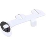 Axiomdeals AT3 Toilet Bidet Attachment Fresh Water Jet Spray with Dual Retract Nozzles and 2 Modes