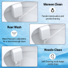 Image for Axiomdeals AT1 Toilet Bidet Attachment: Fresh Water Jet Spray with Dual Retract Nozzles and 3 Modes
