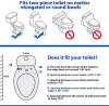 Image for Axiomdeals AT3 Toilet Bidet Attachment Fresh Water Jet Spray with Dual Retract Nozzles and 2 Modes