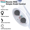 Image for Axiomdeals AT1 Toilet Bidet Attachment: Fresh Water Jet Spray with Dual Retract Nozzles and 3 Modes