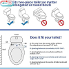Image for Axiomdeals AT1 Toilet Bidet Attachment: Fresh Water Jet Spray with Dual Retract Nozzles and 3 Modes