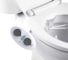 Image for Axiomdeals AT1 Toilet Bidet Attachment: Fresh Water Jet Spray with Dual Retract Nozzles and 3 Modes