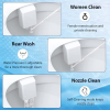 Image for Axiomdeals AT1 Toilet Bidet Attachment: Fresh Water Jet Spray with Dual Retract Nozzles and 3 Modes