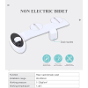 Image for Axiomdeals AT3 Toilet Bidet Attachment Fresh Water Jet Spray with Dual Retract Nozzles and 2 Modes