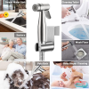 Image for Axiomdeals Fresh Water Stainless Steel Handheld Toilet Bidet Jet Sprayer