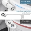Image for BIGCOW Ultra-Slim Bidet Attachment for Toilet - Dual Nozzle (Frontal & Rear Wash) with Adjustable Cold Water Pressure and Stainless Steel Inlet - Hygienic Solution for Fresh Cleanliness