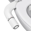 Image for BIGCOW Ultra-Slim Bidet Attachment for Toilet - Dual Nozzle (Frontal & Rear Wash) with Adjustable Cold Water Pressure and Stainless Steel Inlet - Hygienic Solution for Fresh Cleanliness
