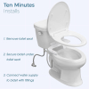 Image for BIGCOW Ultra-Slim Bidet Attachment for Toilet - Dual Nozzle (Frontal & Rear Wash) with Adjustable Cold Water Pressure and Stainless Steel Inlet - Hygienic Solution for Fresh Cleanliness