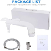 Image for Ultra-Slim Bidet Attachment for toilet - Easy Left Hand Installation, Dual Nozzle (Feminine/Posterior Wash), Adjustable Water Pressure, Non-Electric,White