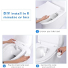 Image for Ultra-Slim Bidet Attachment for toilet - Easy Left Hand Installation, Dual Nozzle (Feminine/Posterior Wash), Adjustable Water Pressure, Non-Electric,White