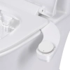 Image for Ultra-Slim Bidet Attachment for toilet - Easy Left Hand Installation, Dual Nozzle (Feminine/Posterior Wash), Adjustable Water Pressure, Non-Electric,White