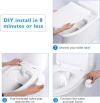 Image for Ultra-Slim Bidet Attachment for toilet - Easy Left Hand Installation, Dual Nozzle (Feminine/Posterior Wash), Adjustable Water Pressure, Non-Electric,White