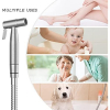 Image for Handheld Bidet Sprayer for Toilet-Adjustable Water Pressure Control with Bidet Hose for Feminine Wash, Stainless Steel Brushed Nickel Cloth Diaper Bidet Toilet Sprayer for Baby Wash