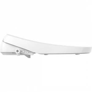 Bemis Haven Elongated Plastic Bidet Toilet Seat White Never Loosens