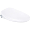 Image for Bemis Haven Elongated Plastic Bidet Toilet Seat White Never Loosens Slow-Close