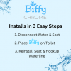 Image for Biffy Chrome Attachable Bidet
