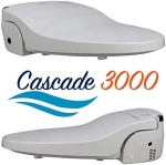 Cascade 3000 Bidet Seat (White, Elongated, Large Remote)