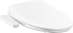 Refresh Standard Elongated Electric Bidet Toilet Seat in White