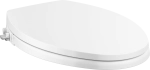 Refresh Manual Elongated Bidet Seat in White