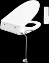 Image for Refresh Premium Elongated Electric Bidet Toilet Seat in White
