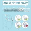 Image for bidet, Hot and Cold Water Non-electric Bidet Attachment for Toilet, Self Cleaning and Dual Nozzle for Women and Rear Wash, Push Button Switch for Easy Using (White）