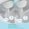 Image for bidet, Hot and Cold Water Non-electric Bidet Attachment for Toilet, Self Cleaning and Dual Nozzle for Women and Rear Wash, Push Button Switch for Easy Using (White）