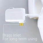 HiCHEON Easy-Install Bidet Attachment - Dual Nozzle, Self-Cleaning Toilet Sprayer for Rear & Feminine Wash, Detachable Design for Easy Maintenance