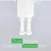 Image for Dual-Function Hot & Cold Bidet Attachment - Self-Cleaning, Adjustable Water Pressure & Temperature, Dual Nozzles for Front & Rear Wash, Easy Install