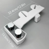 Image for HiCheon Bidet Attachment For Toilet Non-electric Dual Nozzle Cleaning Feminine And Rear Wash Water Pressure Control Sprayer