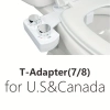 Image for HiCHEON Bidet Toilet Seat Attachment with Self-Cleaning Nozzle, Non-Electric, Dual Nozzle for Feminine and Rear Wash, Contemporary Style, Adjustable Water Pressure-Control, Standard G1/2 Connection