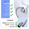 Image for 1pc Bidet Attachment For Toilet Dual Nozzle Rear And Feminine Wash Water Pressure Adjust Sprayer