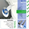 Image for HiCheon Bidet Attachment For Toilet Non-electric Dual Nozzle Cleaning Feminine And Rear Wash Water Pressure Control Sprayer
