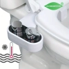 Image for HiCheon Dual Nozzle Bidet Attachment for Toilet Seat, Hot & Cold Water Sprayer, Shattaf, Warm Water Pressure Cleaning, Non-Electric