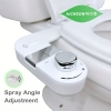 Image for HiCHEON Adjustable Bidet Attachment for Toilet - Dual Nozzles for Front & Rear Wash, Self-Cleaning, Water Pressure Control, Easy Install