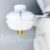 Image for HiCHEON Manual Bidet Attachment - Water Pressure Control, Dual Nozzles, Self-Cleaning Toilet Seat Sprayer for Women's Hygiene