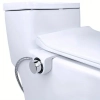 Image for 1pc Bidet Attachment For Toilet Dual Nozzle Rear And Feminine Wash Water Pressure Adjust Sprayer