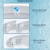 Image for Hibbent Attachable Bidet with Self Cleaning Dual Nozzle Hot and Cold Water Bidet Sprayer - 2000