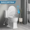 Image for Hibbent Bidet Toilet Seat Non-Electric Bidet Toilet Attachments with Dual Nozzles - SC208 Round