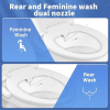 Image for Round Non-Electric Bidet Toilet Seat