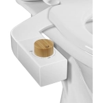 Bidet Attachment, Non-Electric Dual Nozzle Cold Water Bidet Attachment for Toilet Seat, Adjustable Water Pressure, Rear and Feminine Wash, Right or Left Hand Control