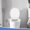Image for Round Non-Electric Bidet Toilet Seat