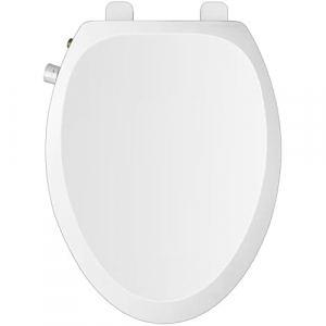 Non-Electric Bidet Toilet Seat with Self Cleaning Dual Nozzles