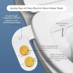 Hot and Cold Bidet, Non-Electric Bidet Attachment for Toilet